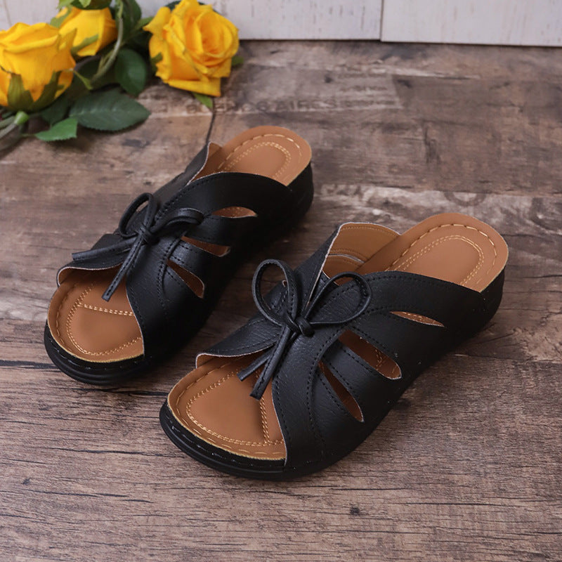 🔥Last Day 49% OFF🔥Women's Comfort Bowtie Slide Sandals-6