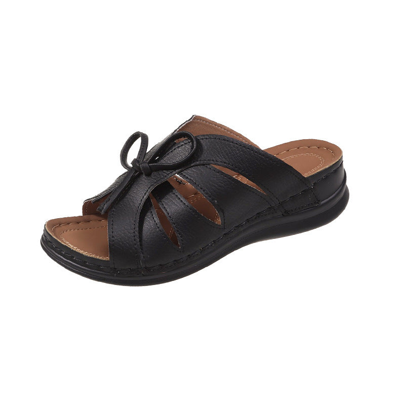 🔥Last Day 49% OFF🔥Women's Comfort Bowtie Slide Sandals-15