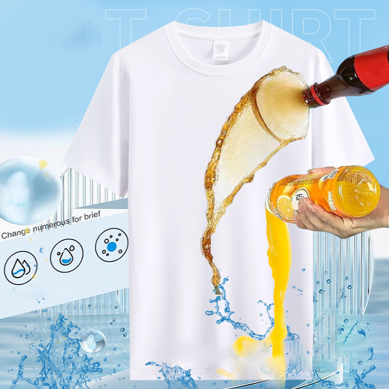 😎Last Day 50% OFF⏳Stretchy Soft Hydrophobic Stain-Proof T-Shirts