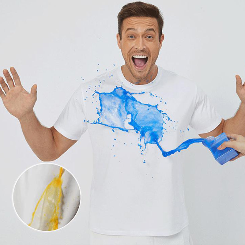 😎Last Day 50% OFF⏳Stretchy Soft Hydrophobic Stain-Proof T-Shirts-2