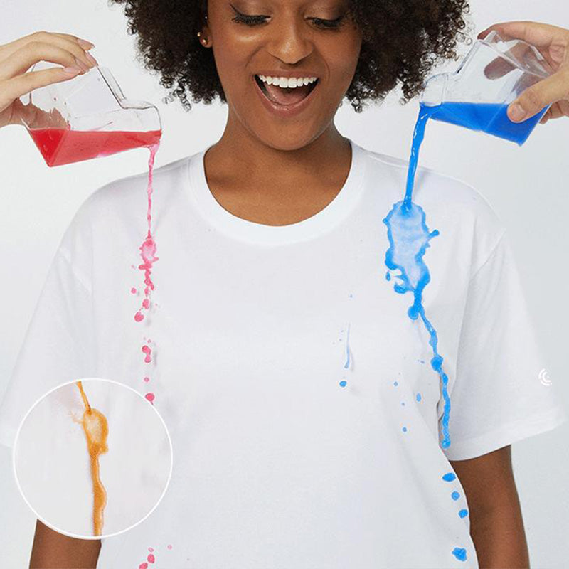 😎Last Day 50% OFF⏳Stretchy Soft Hydrophobic Stain-Proof T-Shirts-5