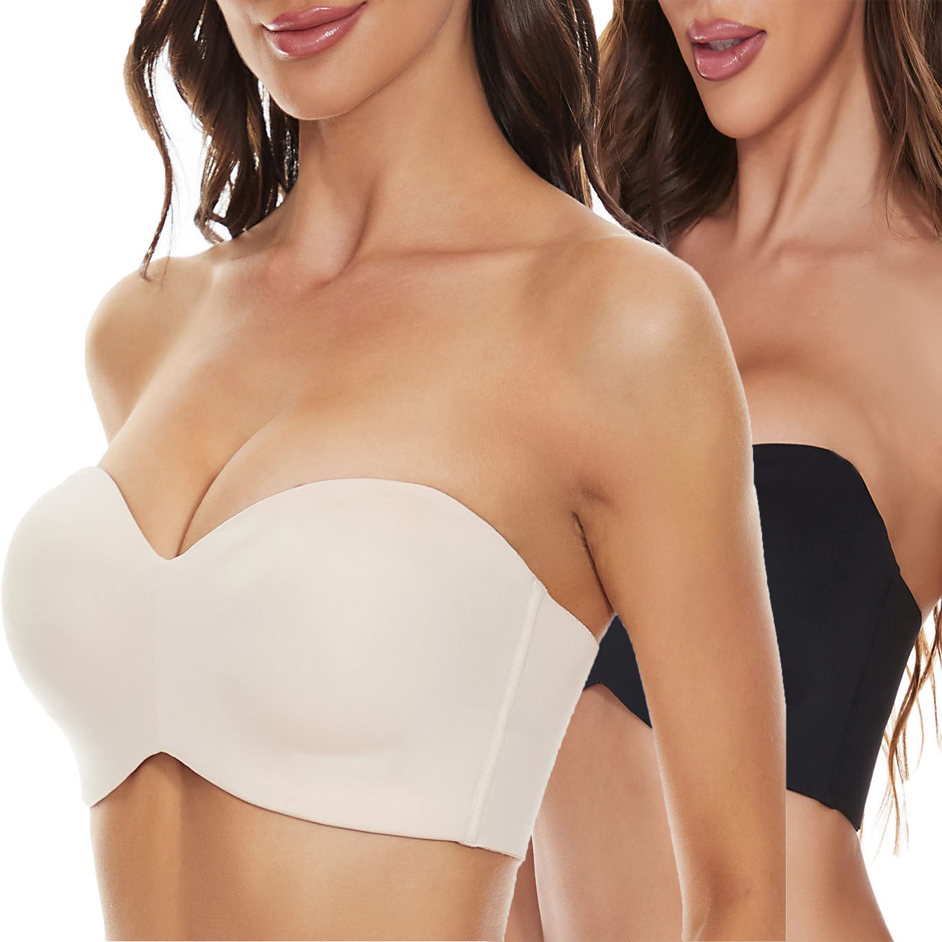 💕Hot Sale 49% OFF🌷PLUS SIZE Detachable-Strap Bandeau Bra-12