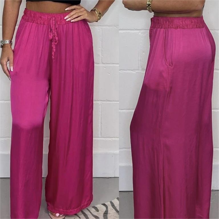 🔥LAST DAY SALE 49% OFF💃Straight Leg Smooth Loose Trousers-4