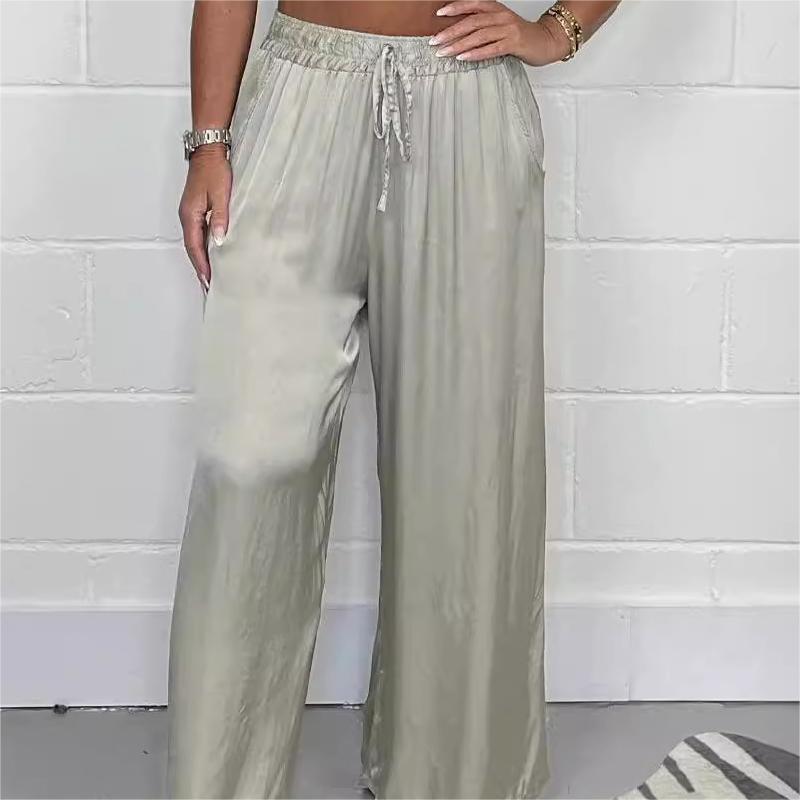 🔥LAST DAY SALE 49% OFF💃Straight Leg Smooth Loose Trousers-6