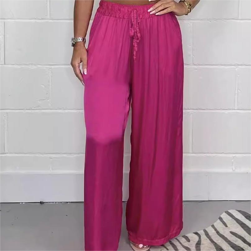 🔥LAST DAY SALE 49% OFF💃Straight Leg Smooth Loose Trousers-7