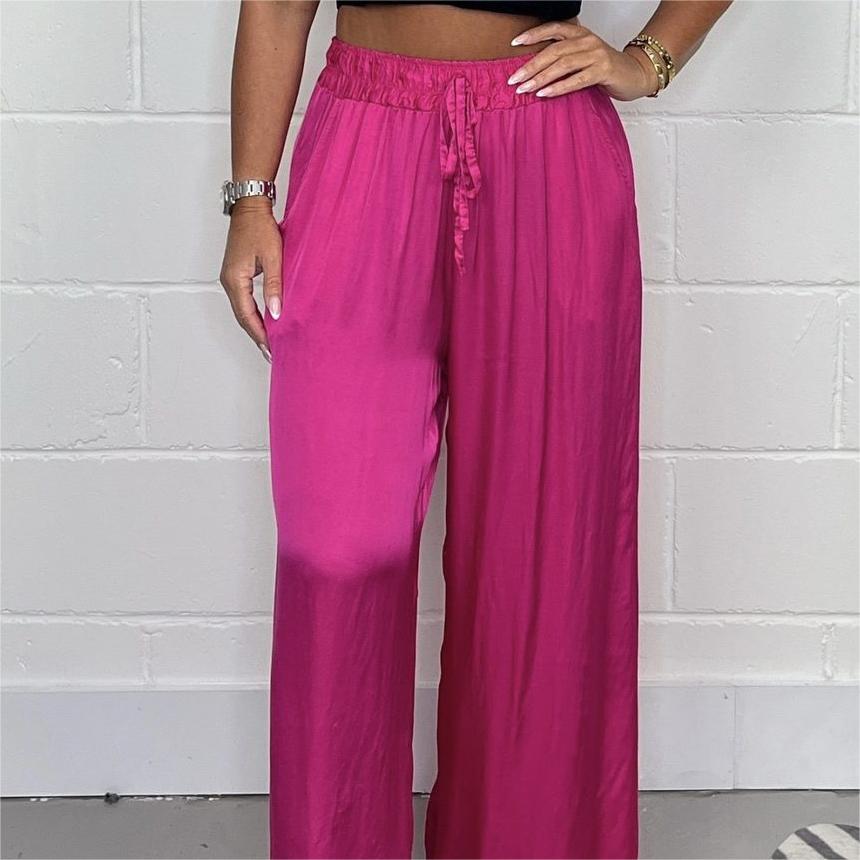 🔥LAST DAY SALE 49% OFF💃Straight Leg Smooth Loose Trousers-10