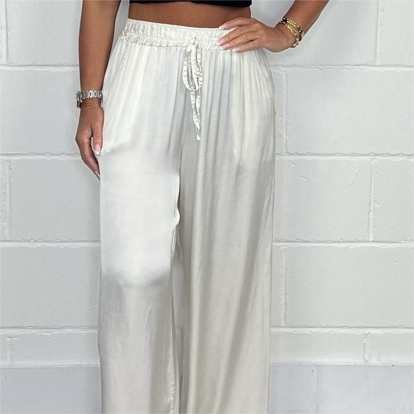 🔥LAST DAY SALE 49% OFF💃Straight Leg Smooth Loose Trousers-12