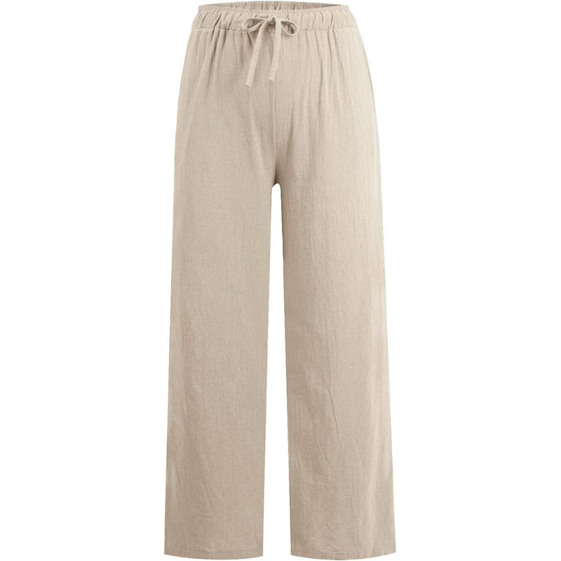 🔥LAST DAY SALE 49% OFF🔥Women's Summer Linen Cotton Wide Leg Pants-13