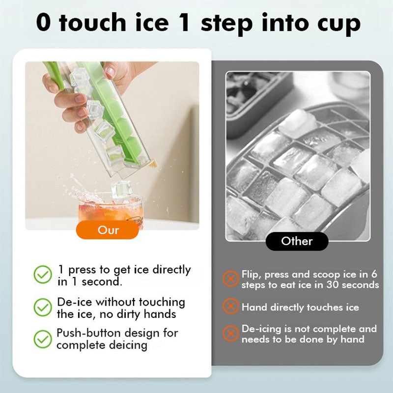 🔥Summer Hot Sale 49% OFF🔥One Handed De-Ice Ice Maker🧊-4