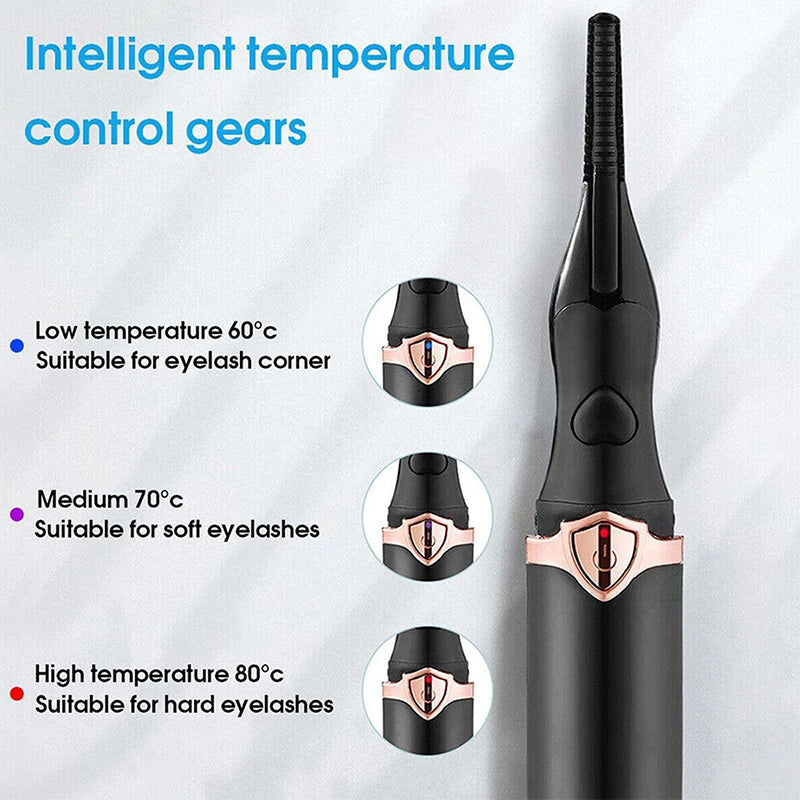 🔥Hot Sale 49% OFF🎁Rechargeable Heated Eyelash Curler for Quick Heating Curling-6