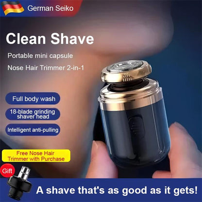 🔥Hot Sale -80% OFF🎁Mini Portable Electric ShaverClean Shave💥