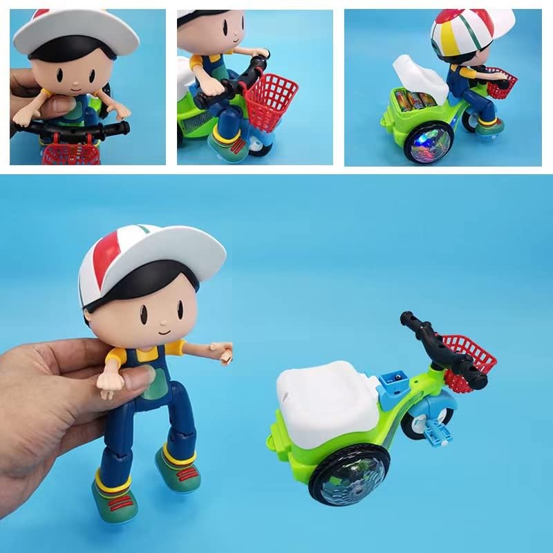 🎁HOT SALE 49% OFF🎁Stunt Tricycle for Kids: Music, Lights, 360° Rotation-11