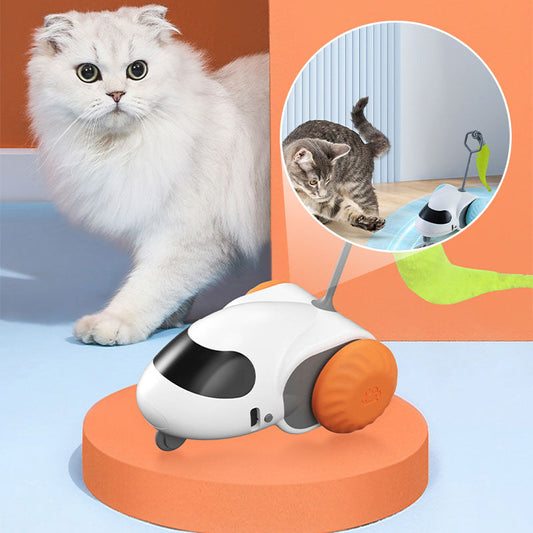 😻HOT SALE 49% OFF🐶Smart Interactive Cat Toy with Fluffy Tail