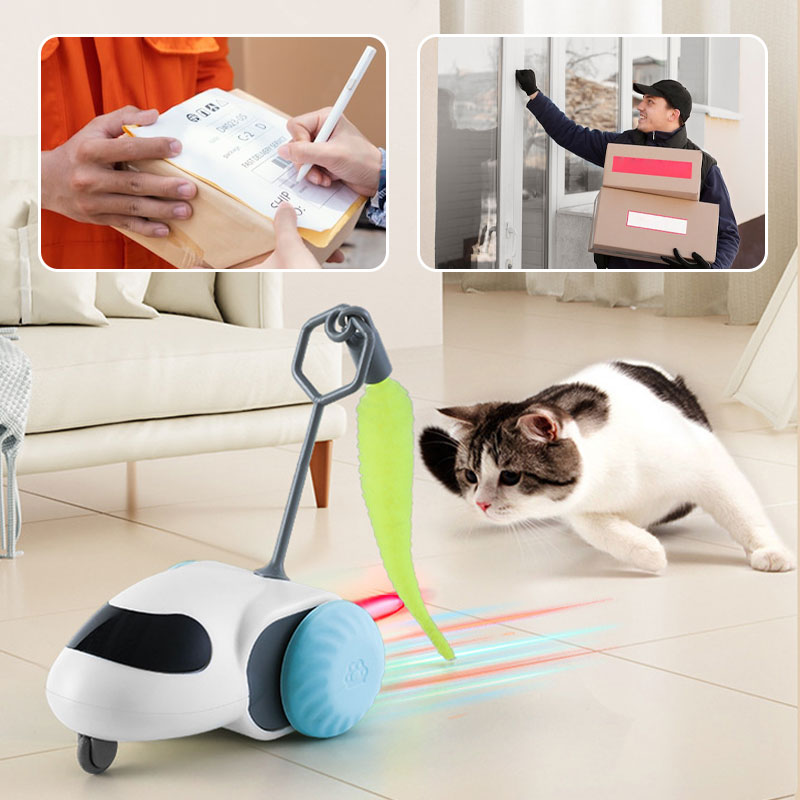 😻HOT SALE 49% OFF🐶Smart Interactive Cat Toy with Fluffy Tail-6