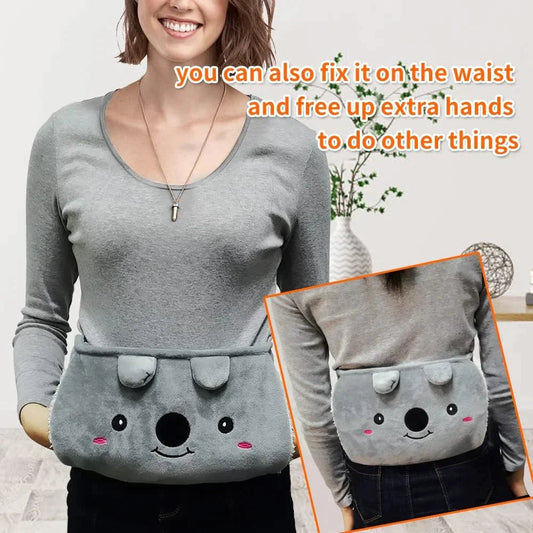 🎁Xmas Sales - 49% OFF💖 Plush Hot Water Bottle Belt For Refilling