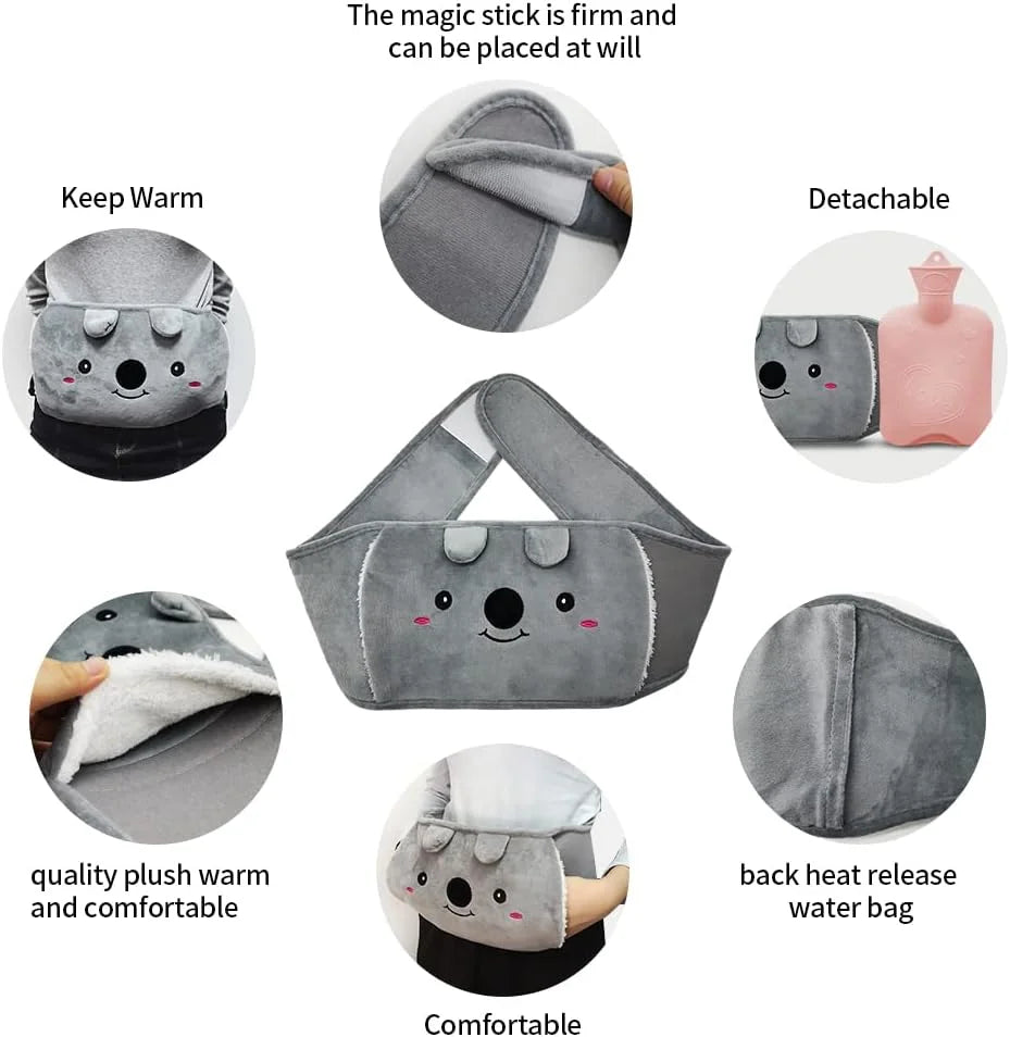 🎁Xmas Sales - 49% OFF💖 Plush Hot Water Bottle Belt For Refilling-4