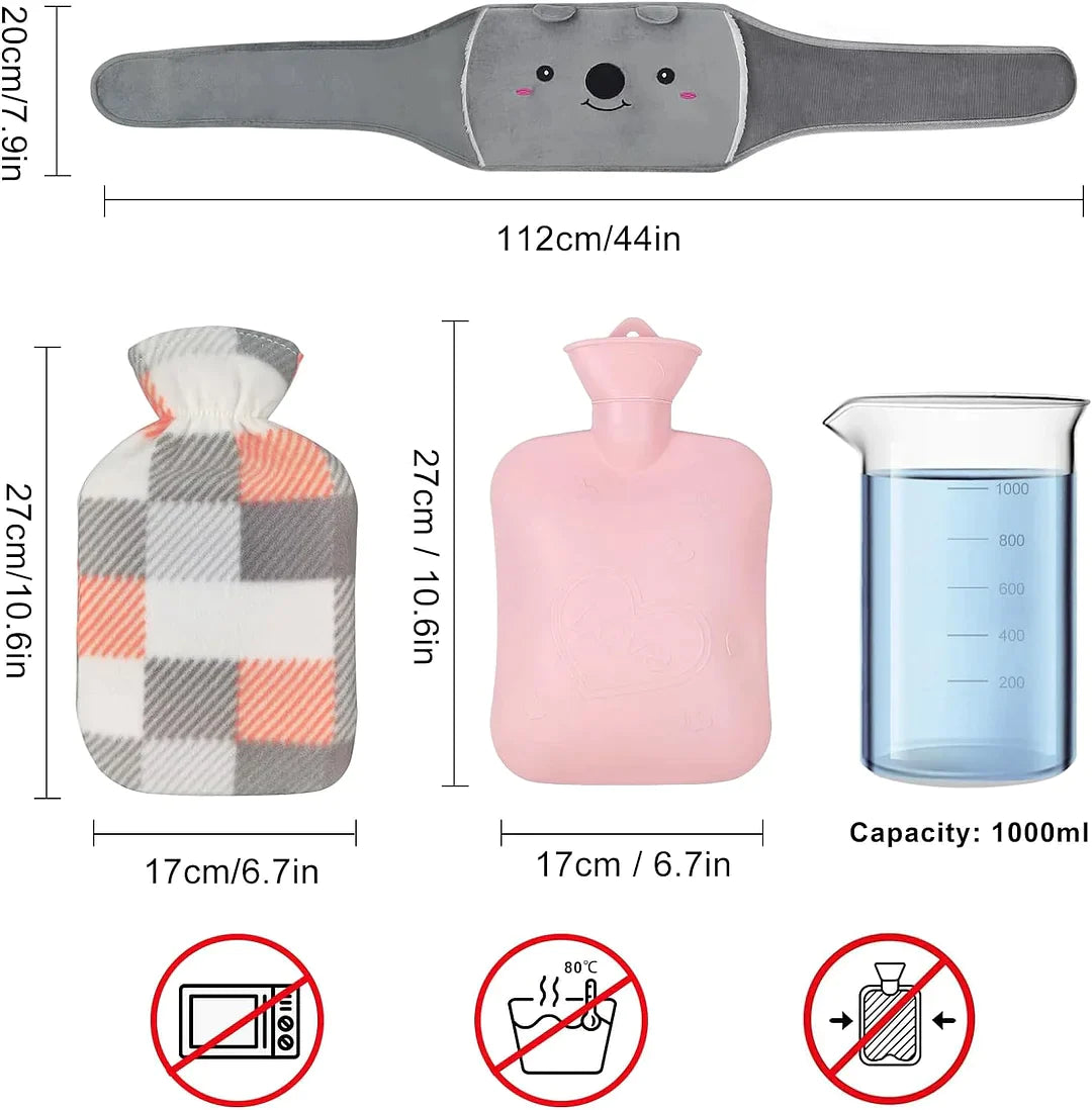 🎁Xmas Sales - 49% OFF💖 Plush Hot Water Bottle Belt For Refilling-9