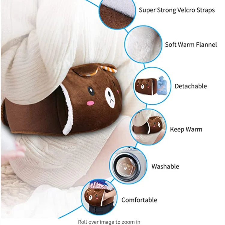 🎁Xmas Sales - 49% OFF💖 Plush Hot Water Bottle Belt For Refilling-8