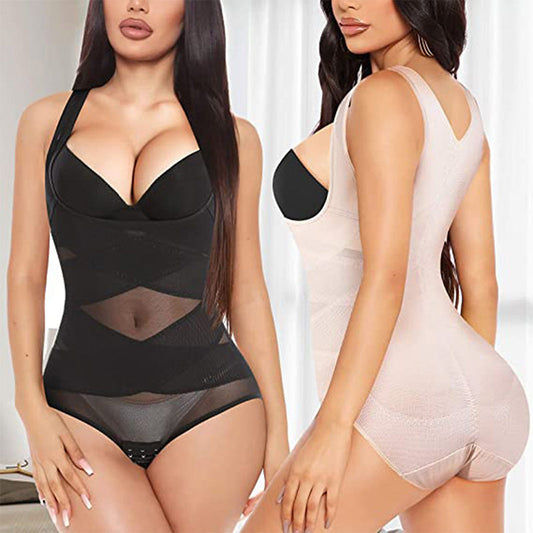 🔥Last Day Special Price £9.99!!💥-💃Women's Lightweight Mesh Yoga Bodysuit Shaper