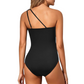 👙Summer Promotion 49% OFF❤️‍🔥One Shoulder Swimsuit-6