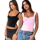 🎁LAST DAY 49% OFF🔥Women’s Sleeveless Slim Crop Tank Top